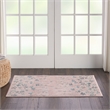 Nourison Tranquil 2' X 4' Pink Indoor Rug