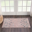 Nourison Tranquil 2' X 4' Pink Indoor Rug