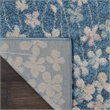 Nourison Tranquil 2' x 4' Turquoise Indoor Rug Polypropylene
