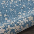 Nourison Tranquil 2' x 4' Turquoise Indoor Rug Polypropylene