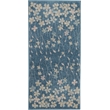 Nourison Tranquil 2' x 4' Turquoise Indoor Rug Polypropylene