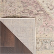 Nourison Tranquil 6' x 9' Ivory/Pink Farmhouse Indoor Rug