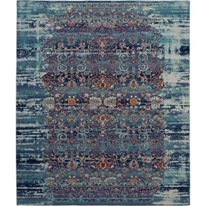 Nourison Vintage 8'10&quot x 11'10&quot Blue Vintage Indoor Rug
