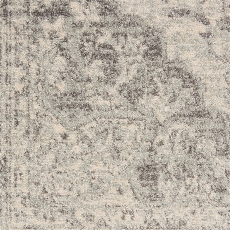 Nourison Tranquil 8' x 10' Ivory/Grey Farmhouse Indoor Rug Polypropylene