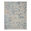 Nourison Tranquil 8' x 10' Ivory/Turquoise Farmhouse Indoor Rug Polypropylene