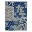 Nourison Tranquil 8' x 10' Navy/Light Blue Farmhouse Indoor Rug Polypropylene