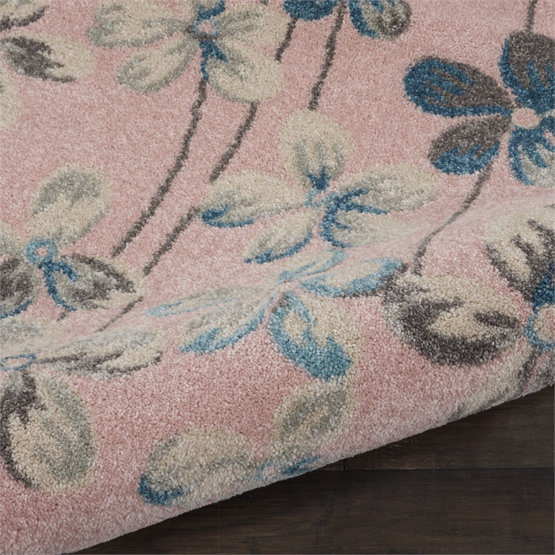 Nourison Tranquil 8' x 10' Pink Indoor Rug Polypropylene