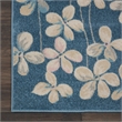 Nourison Tranquil 8' x 10' Turquoise Indoor Rug Polypropylene
