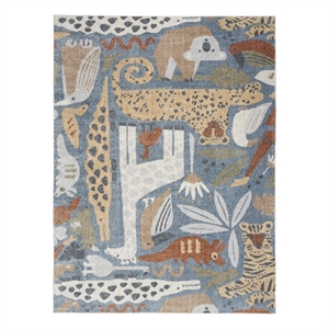 Nourison Astra Machine Washable 5'3&quot x 7' Multicolor Indoor Rug
