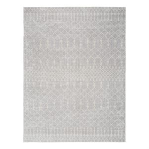 Nourison Astra Machine Washable 5'3&quot x 7' Grey Bohemian Indoor Rug