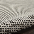 Nourison Courtyard 10' x 14' Ivory Charcoal Fabric Modern Area Rug
