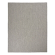 Nourison Courtyard 10' x 14' Ivory Charcoal Fabric Modern Area Rug