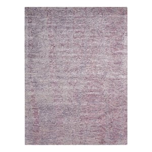 Nourison Gemstone 45&quot x 69&quot Wool Indoor Rug in Amethyst Purple