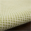 Nourison Courtyard 2' x 3' Ivory Green Fabric Modern Area Rug (2' x 3')
