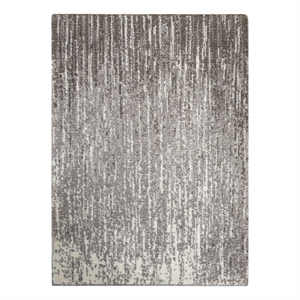 Nourison Twilight 24&quotx 36&quot Wool Indoor Rug in Smoke Gray Finish