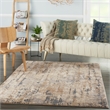 Nourison Concerto 6' x 9' Beige Gray Fabric Modern Area Rug (6' x 9')