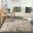 Nourison Concerto 6' x 9' Beige Gray Fabric Modern Area Rug (6' x 9')