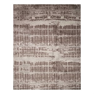 Nourison Twilight 93&quot x 117&quot Wool Indoor Rug in Hazel Charcoal Finish
