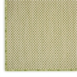 Nourison Courtyard 9' x 12' Ivory Green Fabric Modern Area Rug (9' x 12')