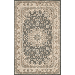 Nourison Living Treasures 3'6&quot x 5'6&quot Gray-Ivory Indoor Rug