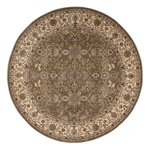 Nourison Nourison 2000 96&quot Round Wool Indoor Rug in Mushroom Beige