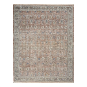 Nourison Starry Nights 96&quot x 120&quot Fabric Indoor Rug in Blush Pink