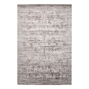 Nourison Twilight 66&quot x 96&quot Wool Indoor Rug in Silver Vintage Finish