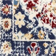 Nourison Grafix 8' x 10' Blue Multicolor Fabric Vintage Area Rug (8' x 10')