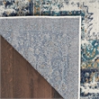 Nourison Passion 8' x 10' Ivory Gray Blue Fabric Vintage Area Rug (8' x 10')