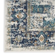 Nourison Passion 8' x 10' Ivory Gray Blue Fabric Vintage Area Rug (8' x 10')