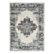 Nourison Passion 8' x 10' Ivory Gray Blue Fabric Vintage Area Rug (8' x 10')