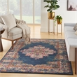 Nourison Passion 8' x 10' Navy Fabric Vintage Area Rug (8' x 10')