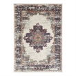 Nourison Passion 5' x 7' Ivory Blue Fabric Vintage Area Rug (5' x 7')