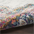 Nourison Passion 5' x 7' Ivory Blue Fabric Vintage Area Rug (5' x 7')