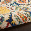 Nourison Allur 6' x 9' Ivory Multicolor Fabric Bohemian Area Rug (6' x 9')