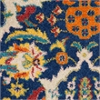 Nourison Allur 7' x 10' Navy Multicolor Fabric Bohemian Area Rug (7' x 10')