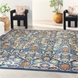 Nourison Allur 7' x 10' Navy Multicolor Fabric Bohemian Area Rug (7' x 10')