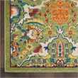 Nourison Allur 6' x 9' Sage Ivory Fabric Bohemian Area Rug (6' x 9')