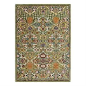 Nourison Allur 6' x 9' Sage Ivory Fabric Bohemian Area Rug (6' x 9')