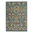 Nourison Allur 3' x 5' Turquoise Ivory Fabric Bohemian Area Rug (3' x 5')