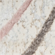 Nourison Home Glam 4' x 6' Fabric Ivory/Multicolor Modern Indoor Area Rug