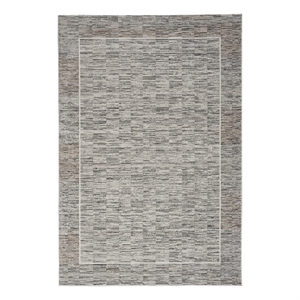 Nourison Desire 5'3&quot x 7'3&quot Charcoal Grey Modern Indoor Rug