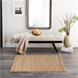 Nourison Natural Jute 2' x 3' Natural Farmhouse Indoor Rug