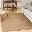 Nourison Natural Jute 5' x 7' Natural Farmhouse Indoor Rug