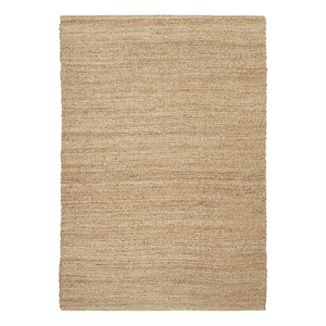 Nourison Natural Jute Fabric 60x84&quot Bleached Farmhouse Indoor Rug in Beige