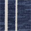 Nourison Essentials 5' x square Navy/Ivory Contemporary Indoor/Outdoor Rug
