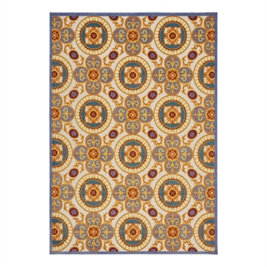 Nourison Aloha 9' x 12' Multicolor Tropical Indoor/Outdoor Rug