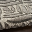Nourison Aloha 3' x 4' Charcoal Fabric Tropical Area Rug (3' x 4')