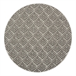 Nourison Aloha 8' x Round Charcoal Fabric Tropical Area Rug (8' Round)