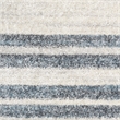Nourison Astra Machine Washable 4' x 6' Ivory Blue Mid-Century Indoor Rug